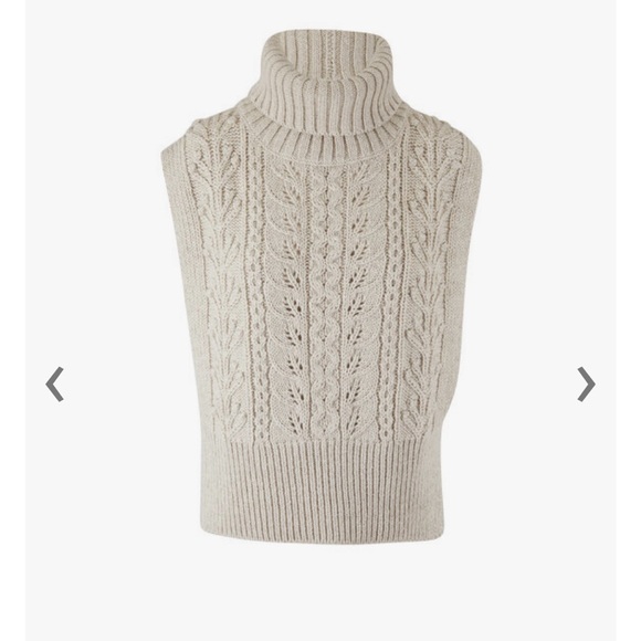 Veronica Beard Collina Sweater Vest in Ivory in XS/S. - Picture 1 of 8
